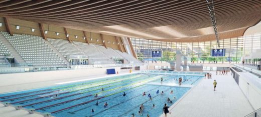 2024 Paris Olympics Aquatics Centre in Saint-Denis