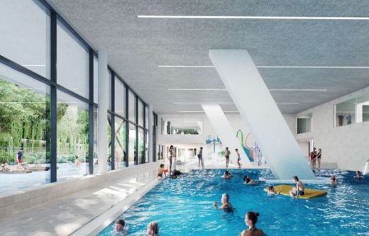 2024 Paris Olympics Aquatics Centre in Saint-Denis