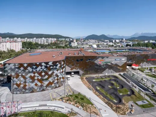 ALEJA Ljubljana shopping center building design