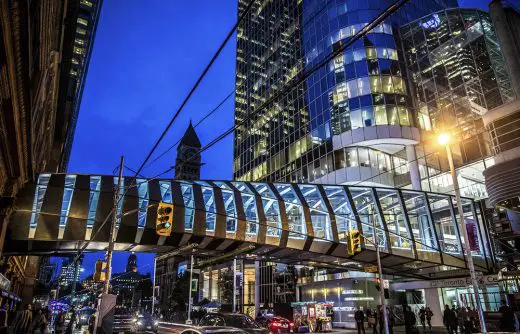 CF Toronto Eaton Centre Bridge, Toronto, Canada, by WilkinsonEyre