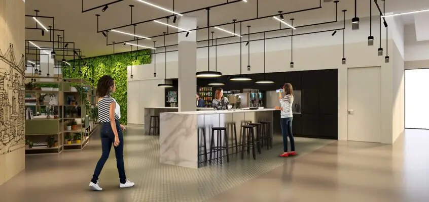 Design of a Covid-safe office