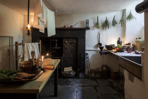 Dove Cottage museum back kitchen