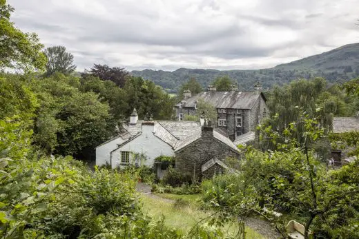 Cumbria Buildings - Dove Cottage, Museum at Wordsworth Grasmere garden