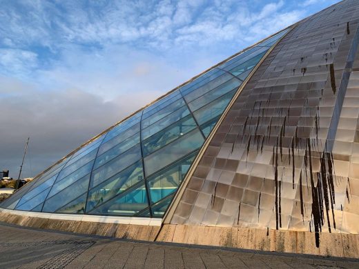 Glasgow Science Centre glazing cladding