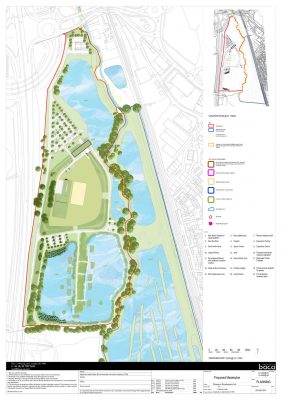 Hollybush Lakes Hampshire aquatics centre plan layout