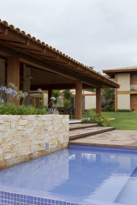 JG house São Paulo pool roof overhang