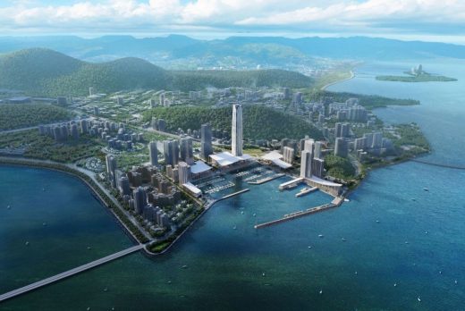 Jiuzhou Bay Waterfront Neighborhood Zhuhai by SOM