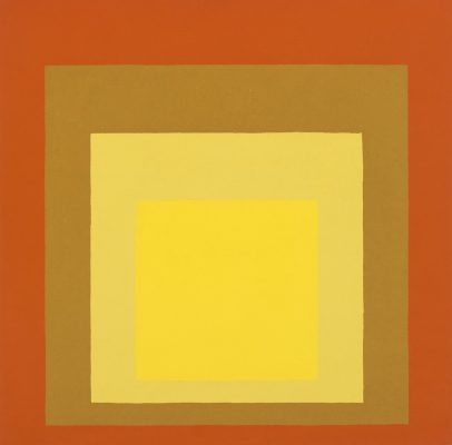 Josef Albers, Homage to the Square art work at Nancy and Rich Kinder Building, MFAH