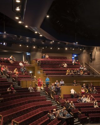 Leeds Playhouse building auditorium interior