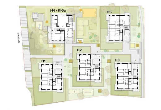 Linz Sintstrasse housing plan layout