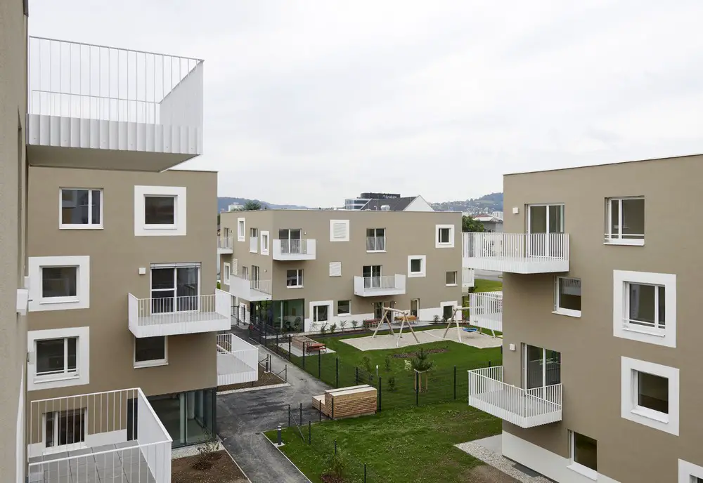 Living by the harbour Linz Sintstrasse housing