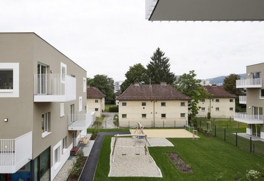 Living by the harbour Linz Sintstrasse housing