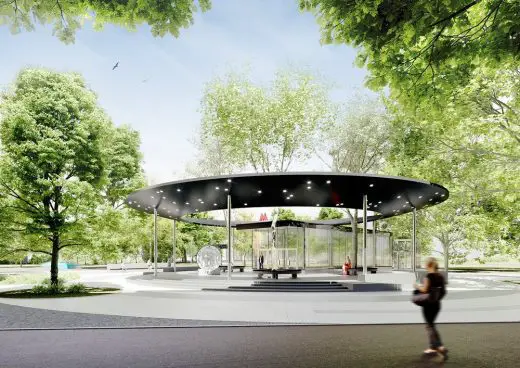 Klenovy Bulvar 2 Metro Station design by Consortium led by Buro Vozduh