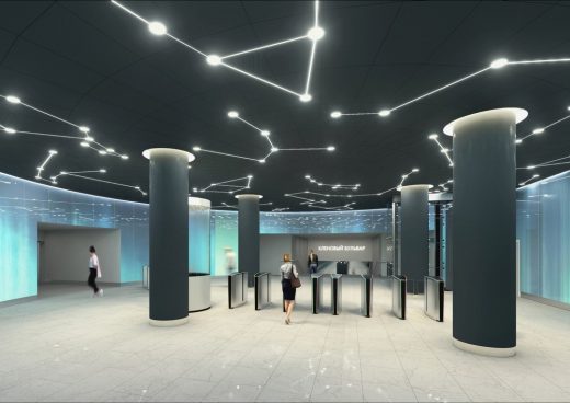 Klenovy Bulvar 2 Metro Station design by Consortium led by Buro Vozduh