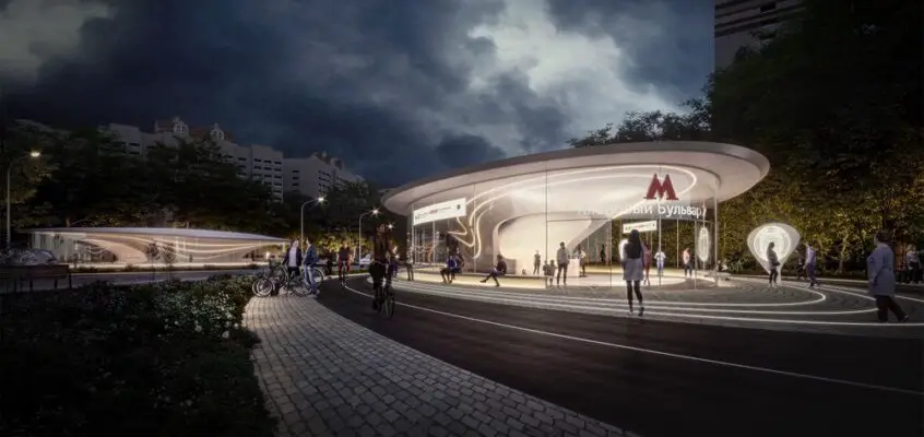 Klenoviy Boulevard Station 2 in Moscow