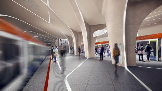 Moscow Metro Design Competition - Klenoviy Bulvar 2 Metro Station winner