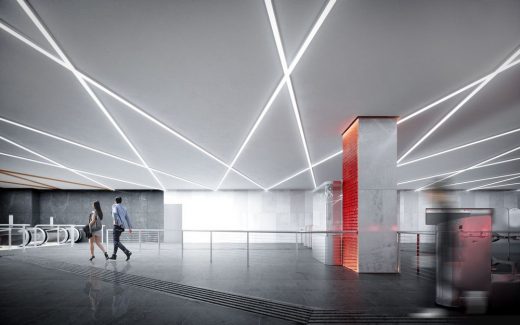 Prospekt Marshala Zhukova Metro Station winning design by ASADOV Architectural Bureau