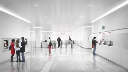 Prospekt Marshala Zhukova Metro Station design by Blank Architects CJSC