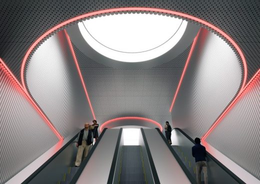Prospekt Marshala Zhukova Metro Station design by  NOWADAYS
