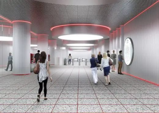 Prospekt Marshala Zhukova Metro Station design by  NOWADAYS