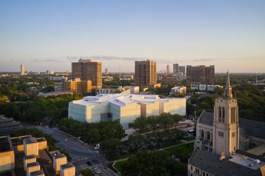 Museum of Fine Arts Houston Nancy and Rich Kinder Building from above