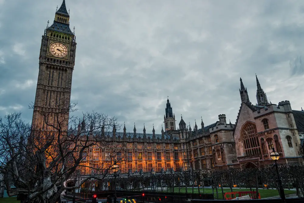 Palace of Westminster building London