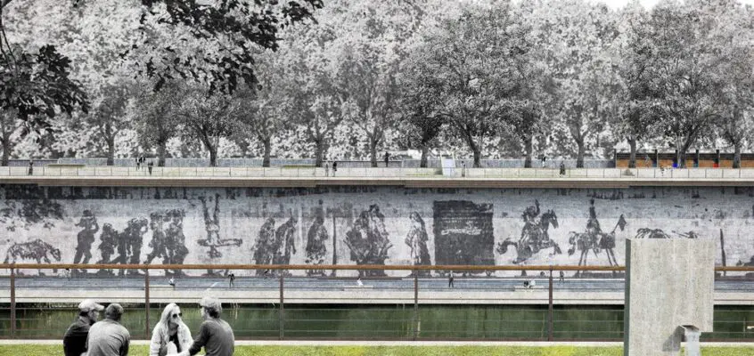 Piazza Tevere Rome by River Tiber