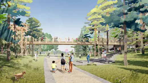 Tuchkov Buyan Park Saint Petersburg design by Studio 44 and West 8