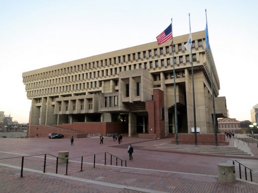 Boston City Hall building USA