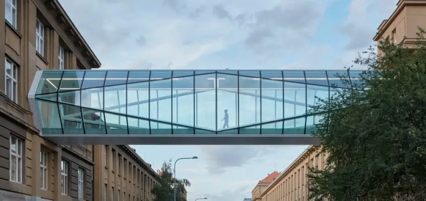 Crystalline Footbridges Prague