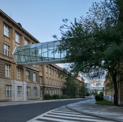 Crystalline Footbridges Prague