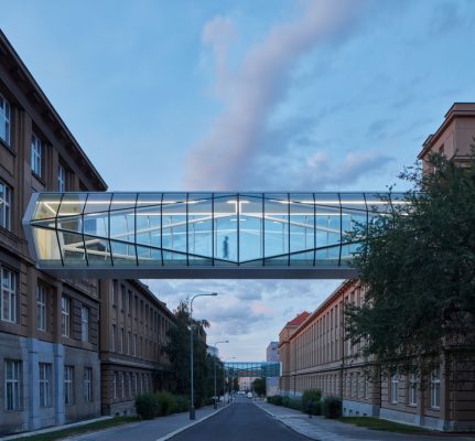 Crystalline Footbridges Prague