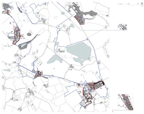 Doddington Hall Nantwich housing, Cheshiren sites masterplan