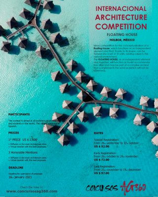 Floating House ideas competition Concursos AG360