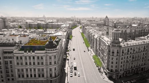 Tverskaya street - Green rooftops to be new normal