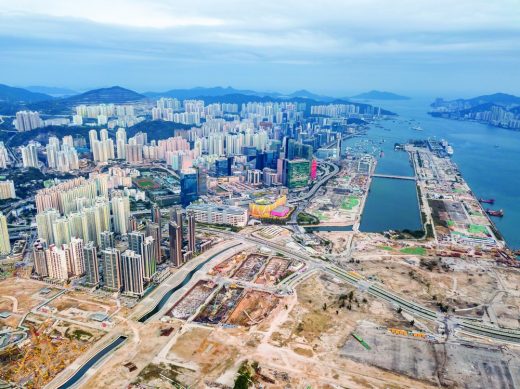 emerging Kai Tak new area in Hong Kong, China