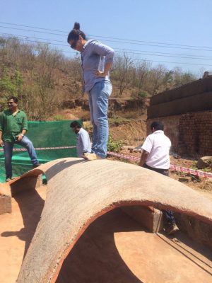 Maya Somaiya Library, Sharda School building construction