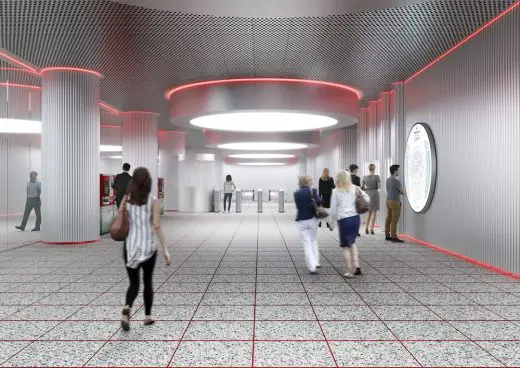 Moscow Metro Design Competition 3rd Prize