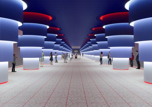 Moscow Metro Design Competition 3rd Prize