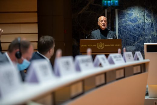 Norman Foster addresses first United Nations Forum of Mayors in Geneva