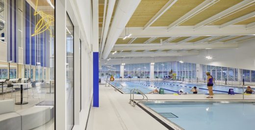 Oakville Trafalgar Community Centre aquatics interior