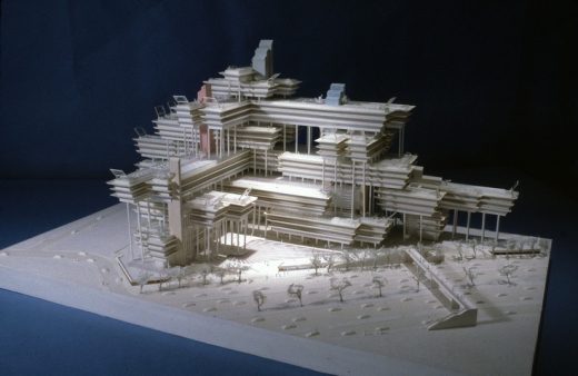 Paul Rudolph Asian building vizualization model