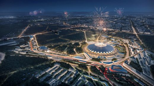 Samara Arena Stadium Masterplan third prize winner