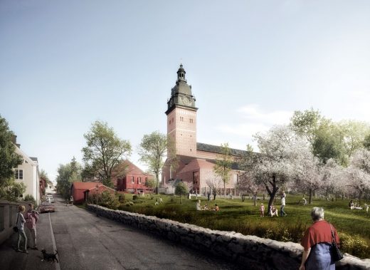 Strängnäs Cathedral building by AART Architects Denmark