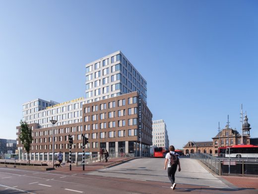 Student Hotel Delft building design by KCAP