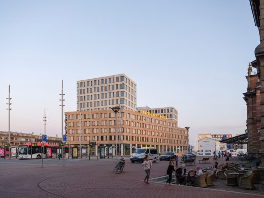 Student Hotel Delft building design by KCAP