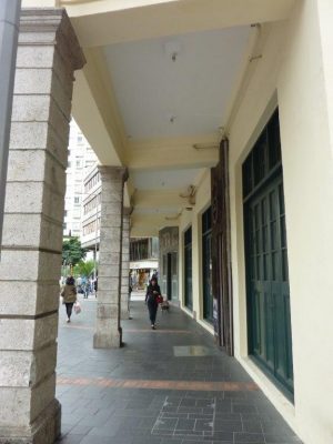 Woo Cheong Pawn Shop, Hong Kong colonnade