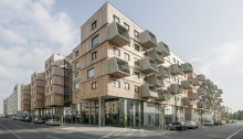 Wooden Housing Seestadt Aspern Vienna building