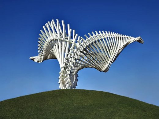 DRIFT Dallas sculpture by Gerry Judah in Texas USA