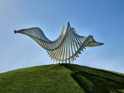 DRIFT sculpture by Gerry Judah in Dallas Texas